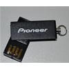 PEN DRIVE PIONEER COLORE BLACK DA 2 GB RICHIUDIBILE E CON GANCIO PER PORTACHIAVE